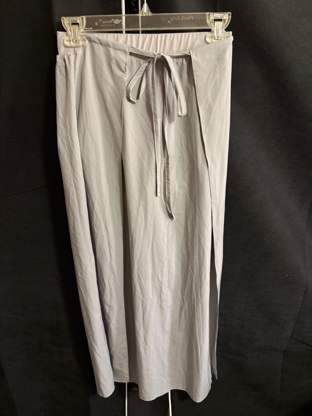 Halara, NWT,  Light Gray, Drawstring Midi Skirt